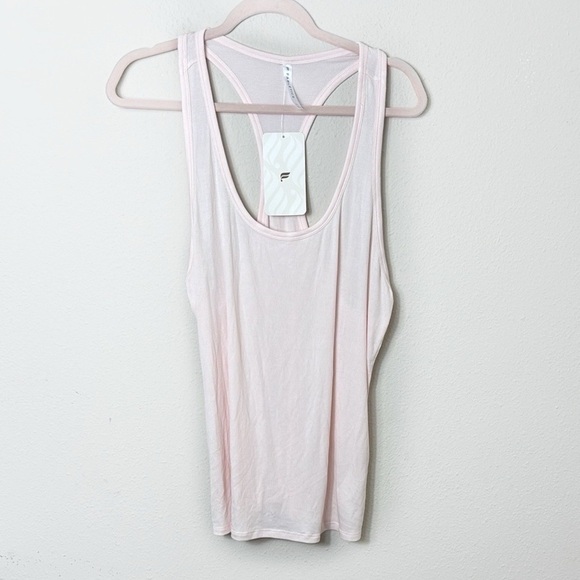 NWT Fabletics  Jess Racerback Tank in blush cream size XL - Picture 10 of 10